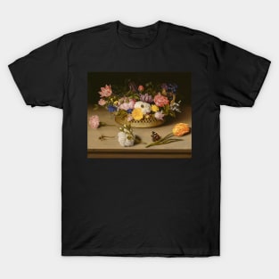 Flower Still Life by Ambrosius Bosschaert the Elder T-Shirt